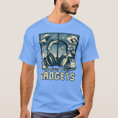 Grateful For Gadgets Nostalgia Funhanksgiving IT f Tシャツ (正面)