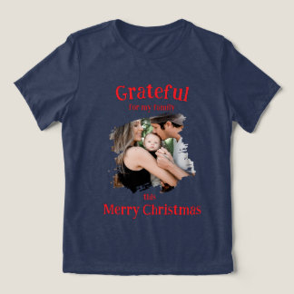 Grateful for My Family Christmas  トライブレンドＴシャツ