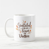 Grateful for My Team of Doctors Personalized コーヒーマグカップ (左)