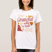 Grateful for What We’ve Built - Valentine's Gift Tシャツ (正面)