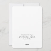 Grateful Grounded Growing – Modern Geo Art Card シーズンカード (裏面)