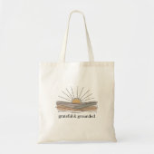 Grateful & Grounded Tote | New Year Intention Gift トートバッグ (正面)