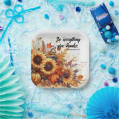 Grateful Harvest & Sacred Verse ペーパープレート (パーティー)