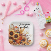 Grateful Harvest & Sacred Verse ペーパープレート (パーティー)