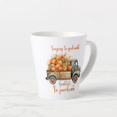 Grateful Harvest – Singing to God with Autumn Joy カフェラテマグ (右アングル)