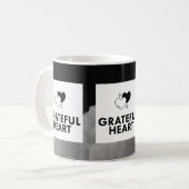 Grateful Heart. Coffee Mug. コーヒーマグカップ (正面左)