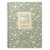 Grateful Heart Joyful Life Personalized Journal ノートブック (正面)