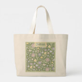 Grateful Heart Joyful Life Personalized Tote Bag  ラージトートバッグ (裏面)