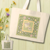 Grateful Heart Joyful Life Personalized Tote Bag  ラージトートバッグ