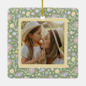 Grateful Heart Joyful Life Photo Ceramic Ornament セラミックオーナメント (裏面)