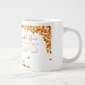 Grateful Heart Thankful Soul Mug – Minimal Fall  ジャンボコーヒーマグカップ (右)