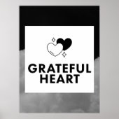 Grateful Heart. Wall Art. ポスター (正面)