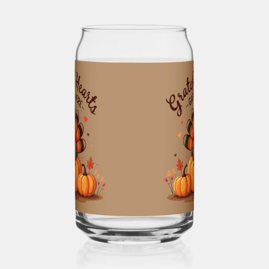 Grateful Hearts Thanksgiving Turkey ガラス缶 (右)