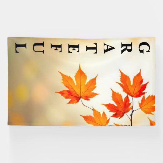 Grateful in Every Season 横断幕 (横)