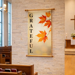 Grateful in Every Season 横断幕