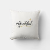 #grateful Pillow クッション (正面)
