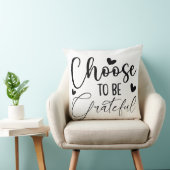 grateful quote クッション (椅子)