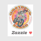 GRATEFUL SHRED ... "shred till we're dead" biking シール (シート)