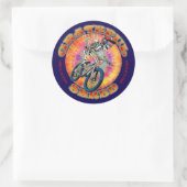 GRATEFUL SHRED ... "shred till we're dead" biking ラウンドシール (バッグ)