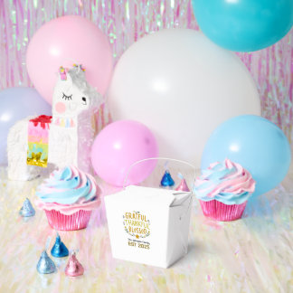 Grateful, Thankful, Blessed Typography Family name フェイバーボックス