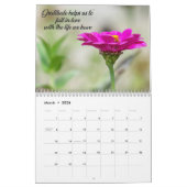 Gratitude カレンダー (3月 2026)