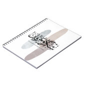 Gratitude and Appreciation Arabic Calligraphy art  ノートブック (左側)