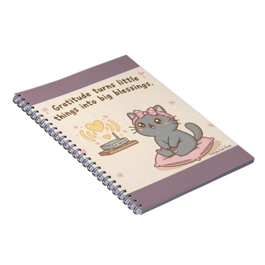 Gratitude Changes Everything – Daily Notebook ノートブック (右側)