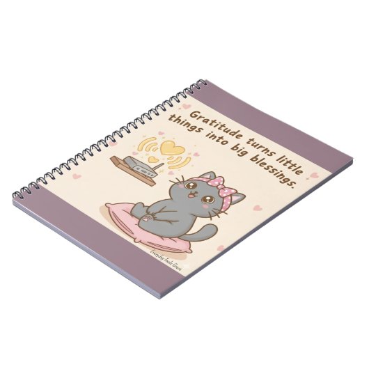 Gratitude Changes Everything – Daily Notebook ノートブック (左側)