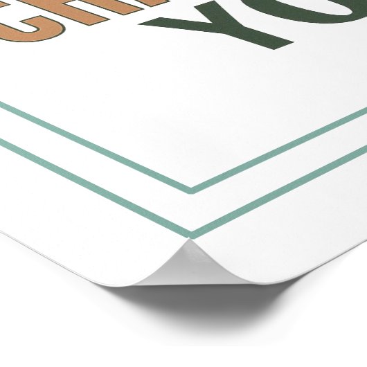 Gratitude Changes You Psalm 107 1 Spiritual ポスター (角)