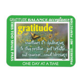 gratitude inspirational magnet マグネット (横)