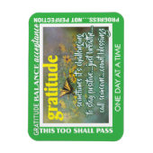 gratitude inspirational magnet マグネット (縦)
