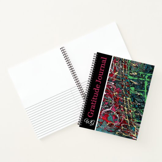 Gratitude Journal Personalized Graffiti Art ノートブック (内部)