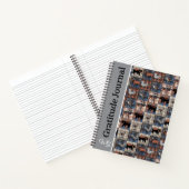 Gratitude Journal Personalized Wildlife Plaid ノートブック (内部)