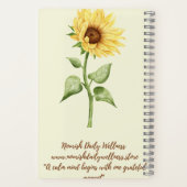 Gratitude Journal-Spiral Notebook ノートブック (裏面)