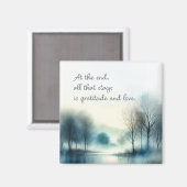 Gratitude & love マグネット (正面/裏面)