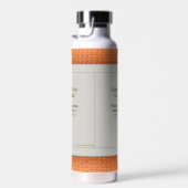 Gratitude Remains: affirmation drinkware Mindful ウォーターボトル (右面)