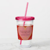 Gratitude Remains™: Casual Moments, Lasting Gratit アクリルタンブラー (裏面)