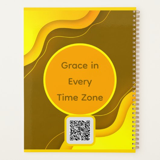 Gratitude Remains: Grace in Every Time Zone | Dail プランナー手帳 (裏面)