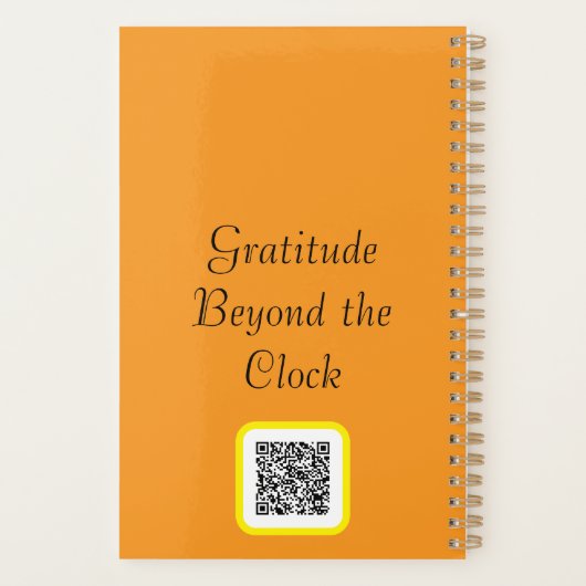 Gratitude Remains: Grace in Every Time Zone | Dail プランナー手帳 (裏面)