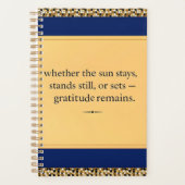 Gratitude Remains: Grateful Day or Night | Daily R プランナー手帳 (正面)