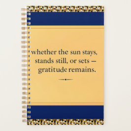 Gratitude Remains: Grateful Day or Night | Daily R プランナー手帳