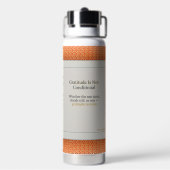 Gratitude Remains Gratitude Beyond the Clock ウォーターボトル (背面)
