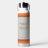 Gratitude Remains Gratitude Beyond the Clock ウォーターボトル (正面)