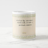 Gratitude Remains: Gratitude Beyond the Clock   ジャンボコーヒーマグカップ (正面)