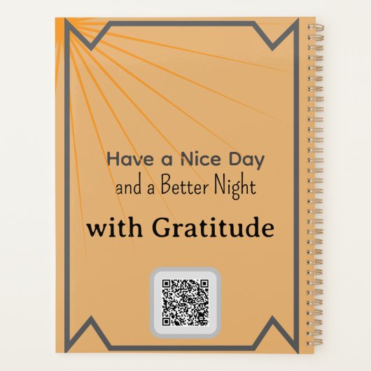 Gratitude Remains: Gratitude Beyond the Clock | Da プランナー手帳 (裏面)