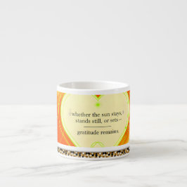 Gratitude Remains™: Intentional Love Coffee   エスプレッソカップ