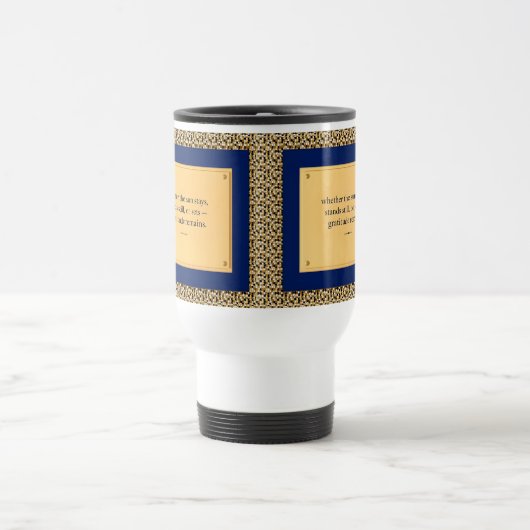 Gratitude Remains: Light or Night, Still Thankful トラベルマグ (中央)