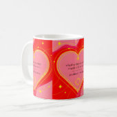 Gratitude Remains™: Love & Intention Affirmation  コーヒーマグカップ (正面左)