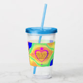 Gratitude Remains™: Love & Intention | Inspiration アクリルタンブラー (裏面)