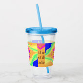 Gratitude Remains™: Love & Intention | Inspiration アクリルタンブラー (左)